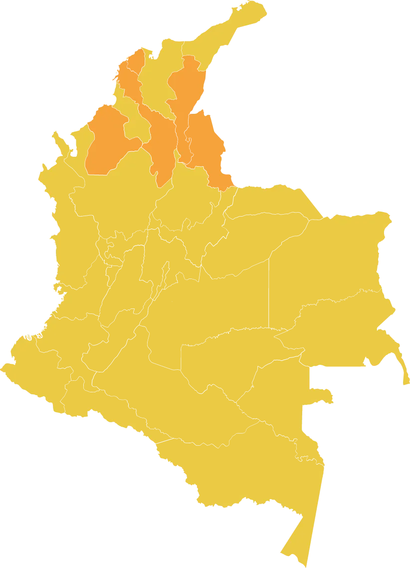 mapa colombia presencia oleoflores